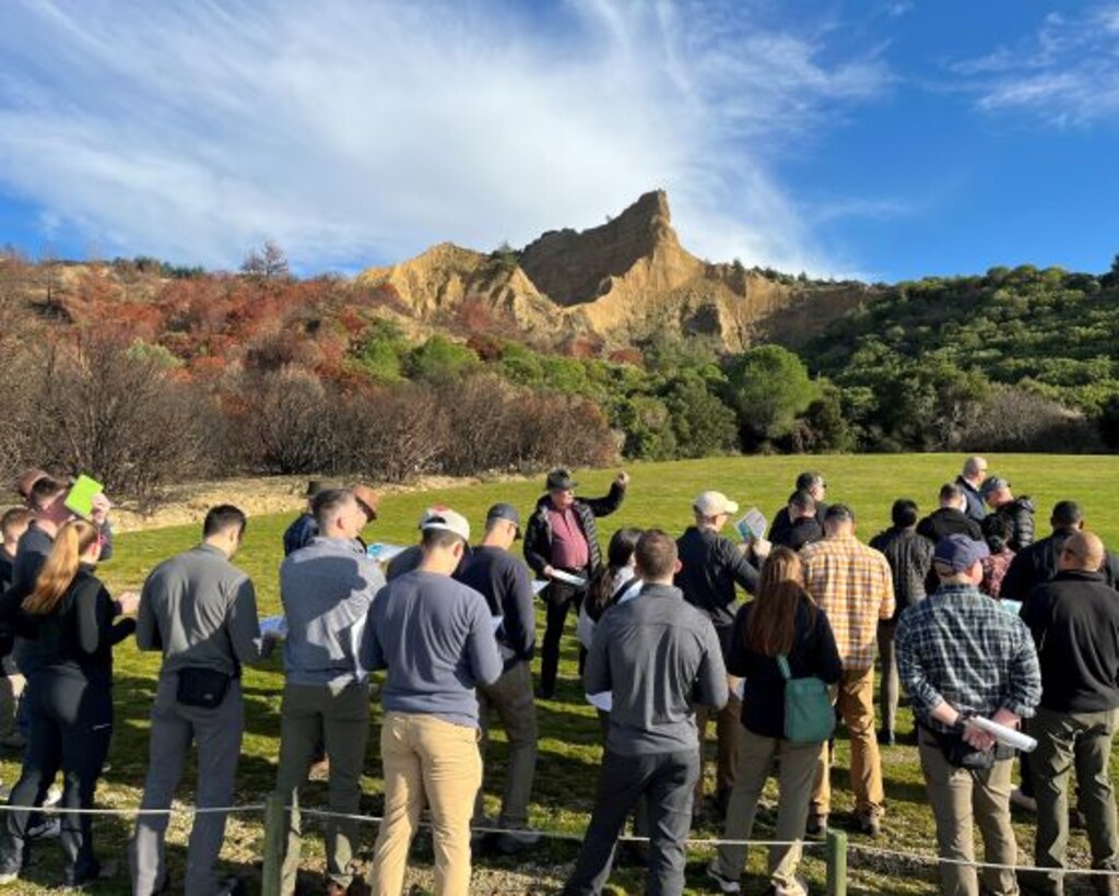 SAW European Staff Ride:  Dr. Gordon W. Rudd orients the class onto key terrain where ANZAC forces conducted an amphibious landing on 25 Apr 1915.