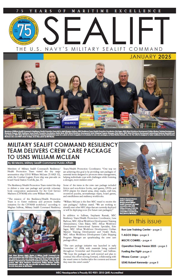 January 2025 Sealift Cover