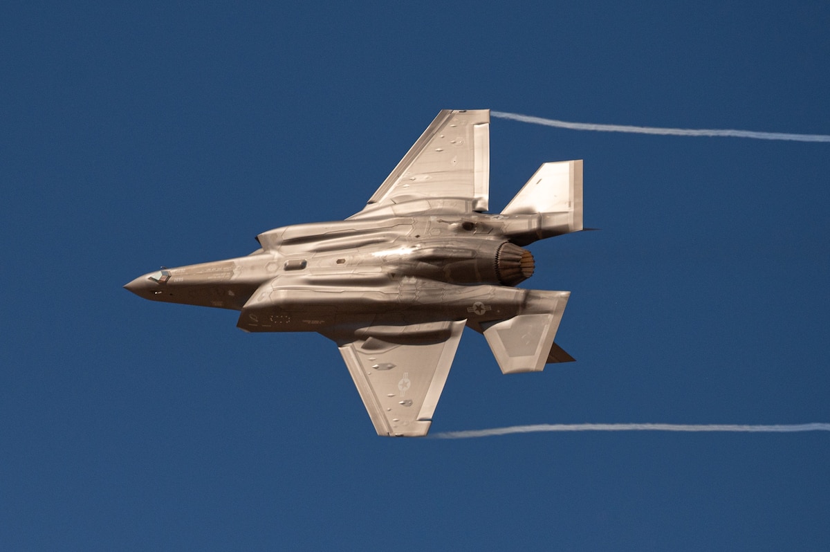 F-35A flying