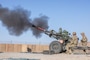 U.S. Army Soldiers with the 10th Mountain Division fire an M119 Howitzer during a live fire exercise in the U.S. Central Command area of responsibility.