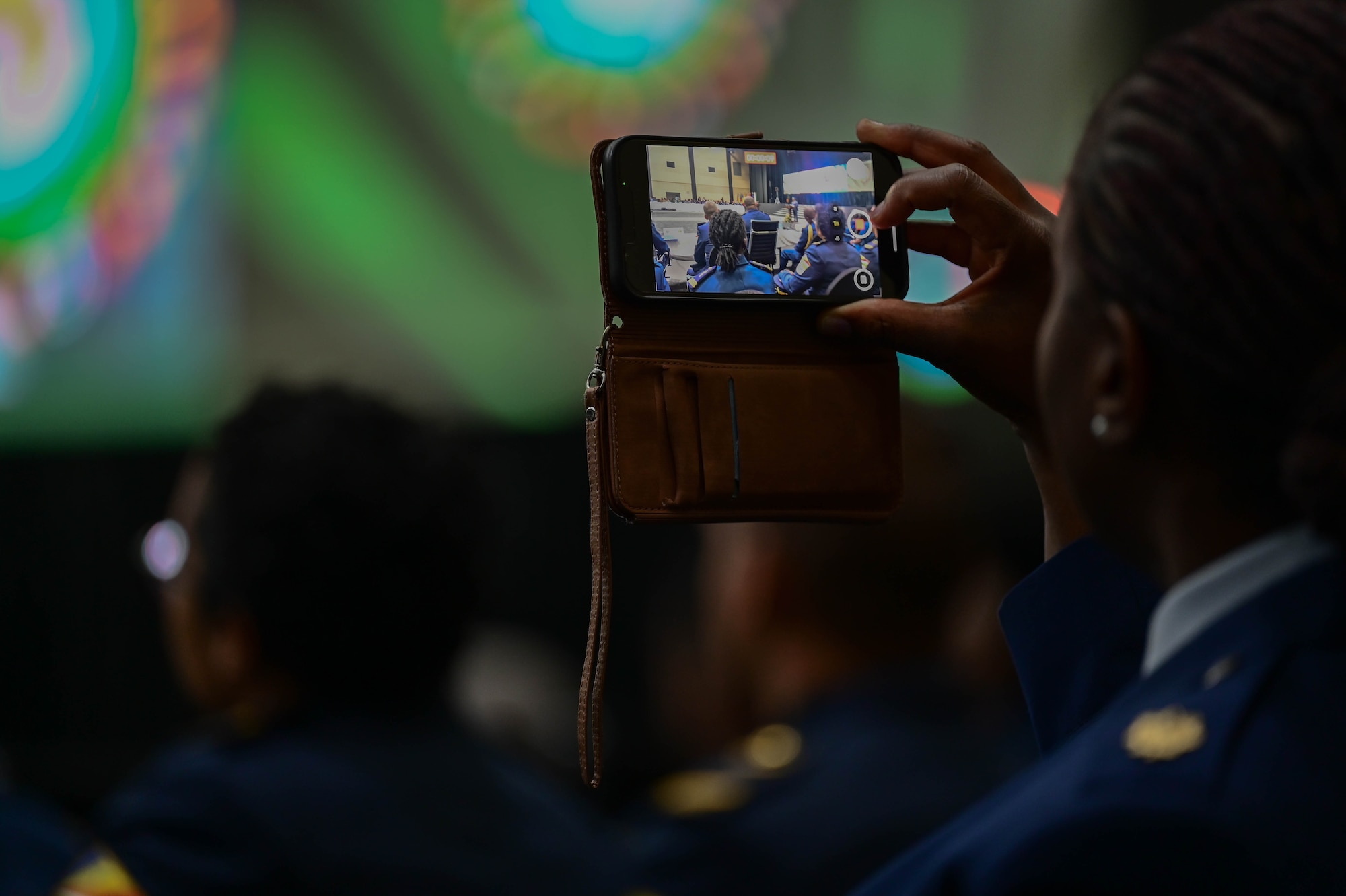 USAF Major takes photo