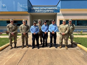 The U.S. Civil Affairs Team assigned to Choluteca engaged in critical discussions with local government officials and security forces to bolster cooperation and address key challenges facing the region on Feb. 13 in Puerto Lempira, Gracias a Dios, Honduras. Both engagements signify a renewed commitment to collaboration between U.S. civil-military personnel and local authorities in Gracias a Dios. (U.S. Army courtesy photo)