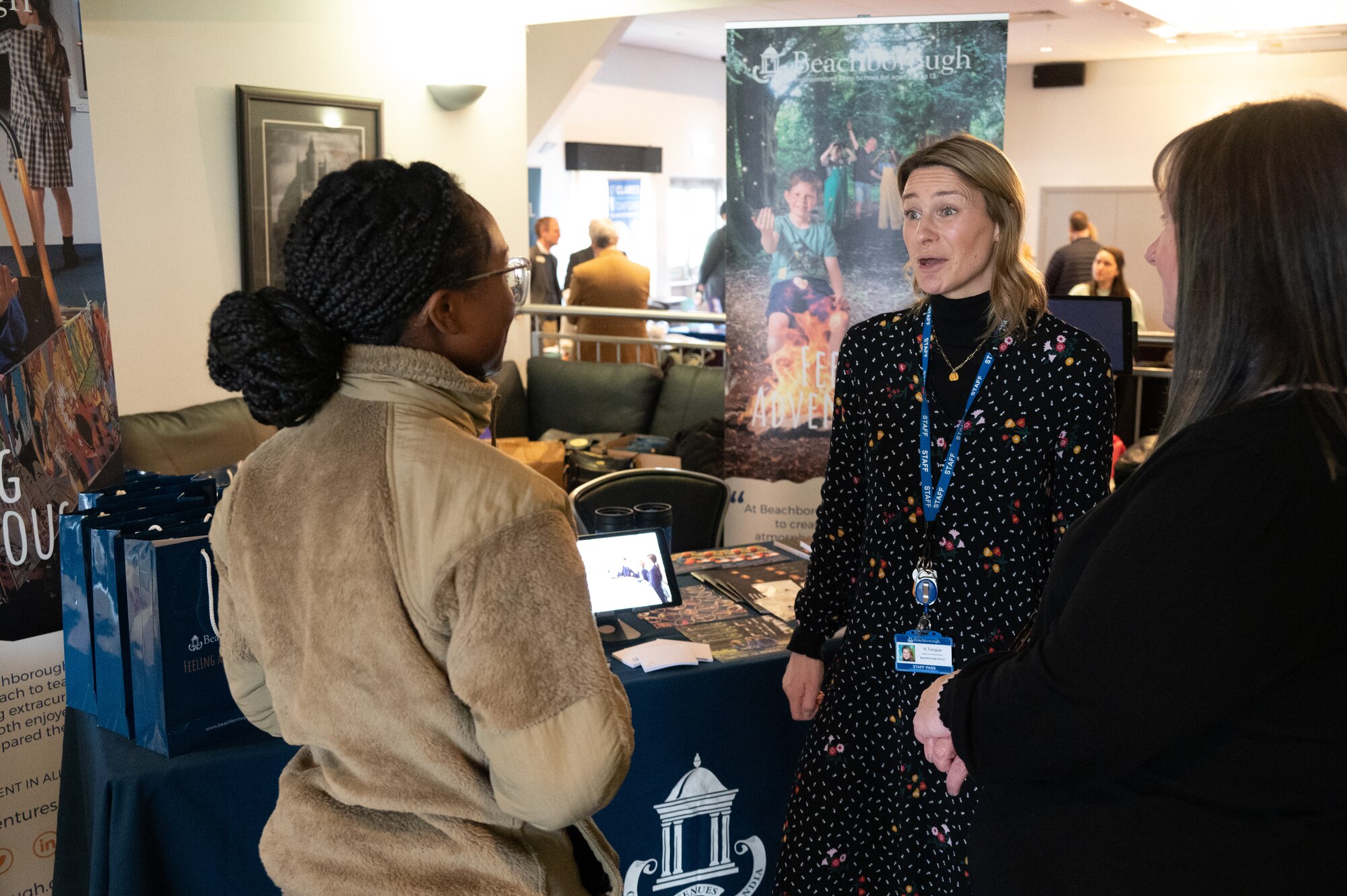 Pathfinders speak to representatives from local schools