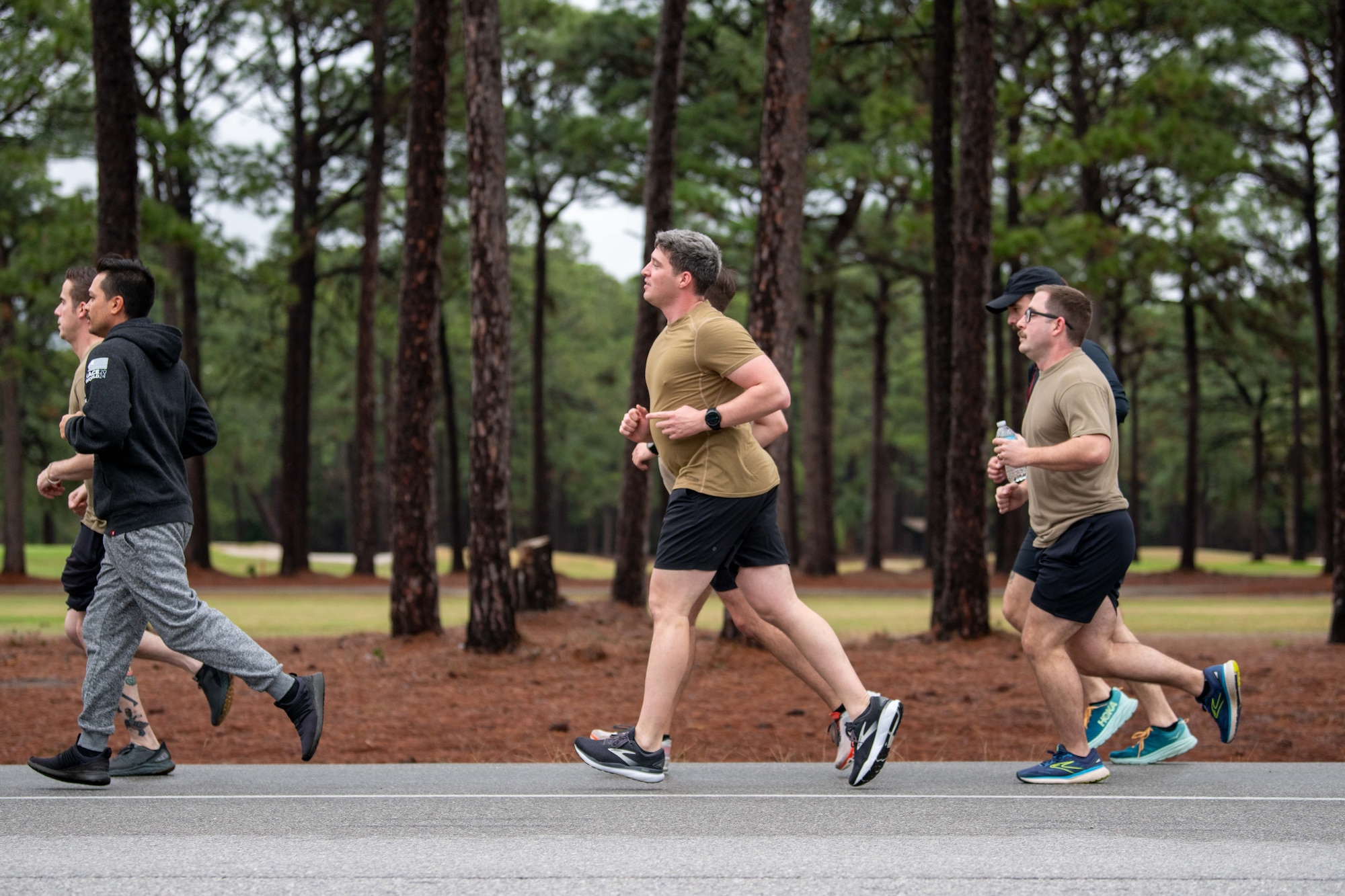 Airmen running