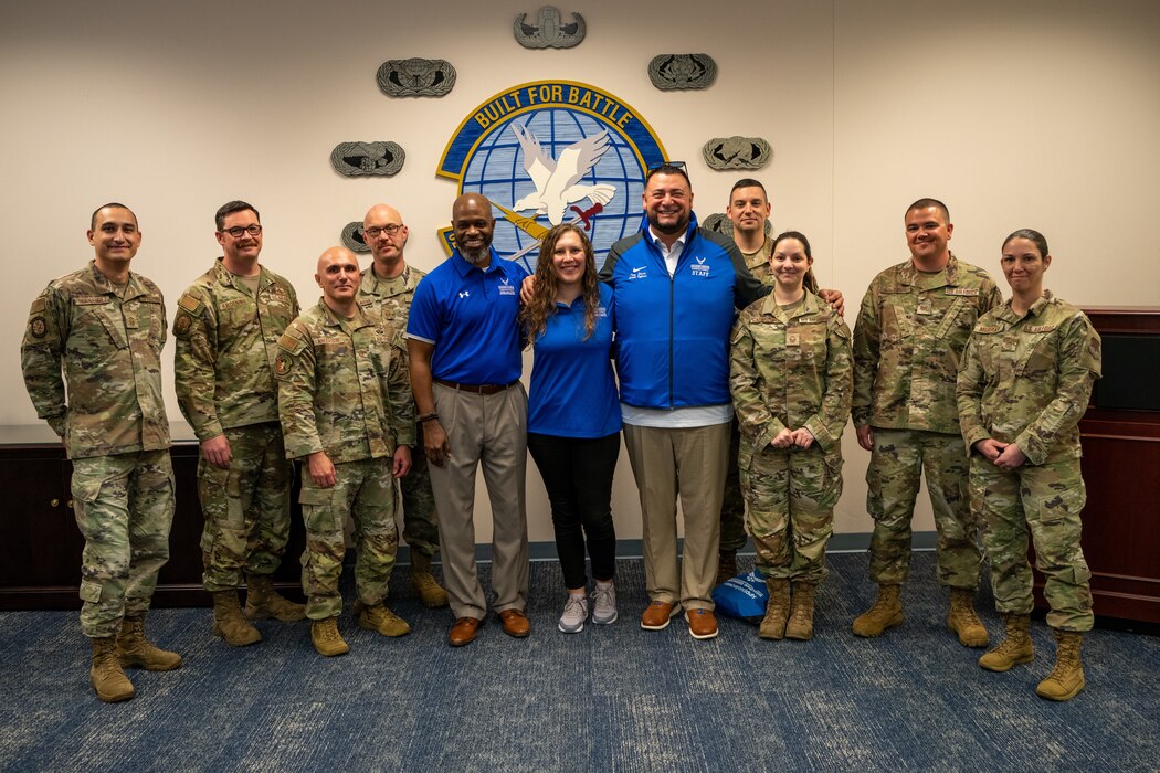 photos of U.S. Air Force wounded warrior program ambassadors