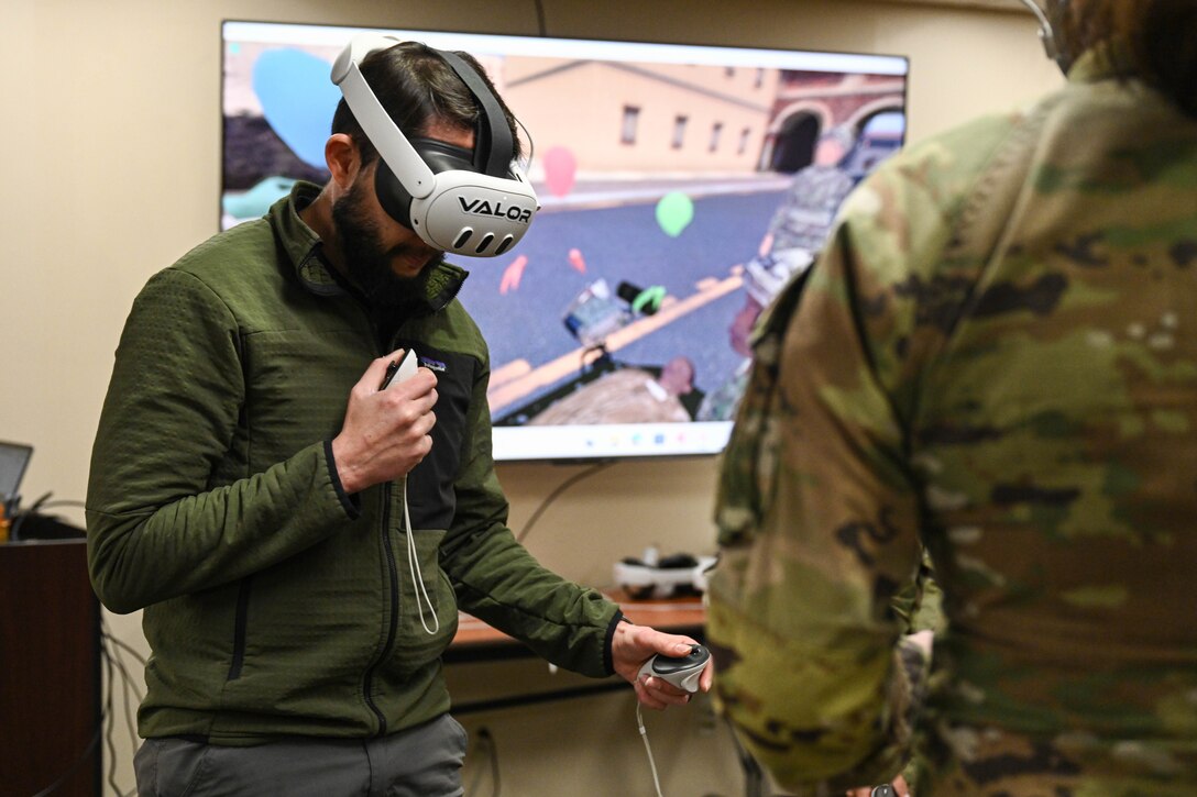 Airmen demo medical training using virtual reality