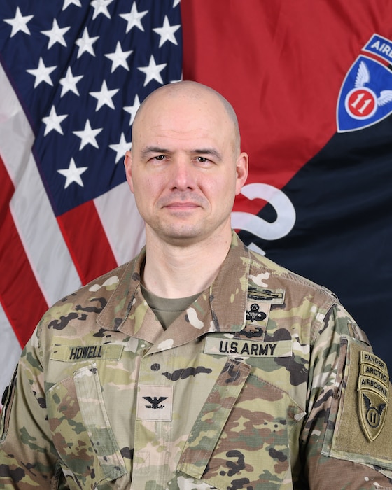 Bio photo of U.S. Army Col. Jimmy Howell, commander of the 2nd Brigade, 11th Airborne Division