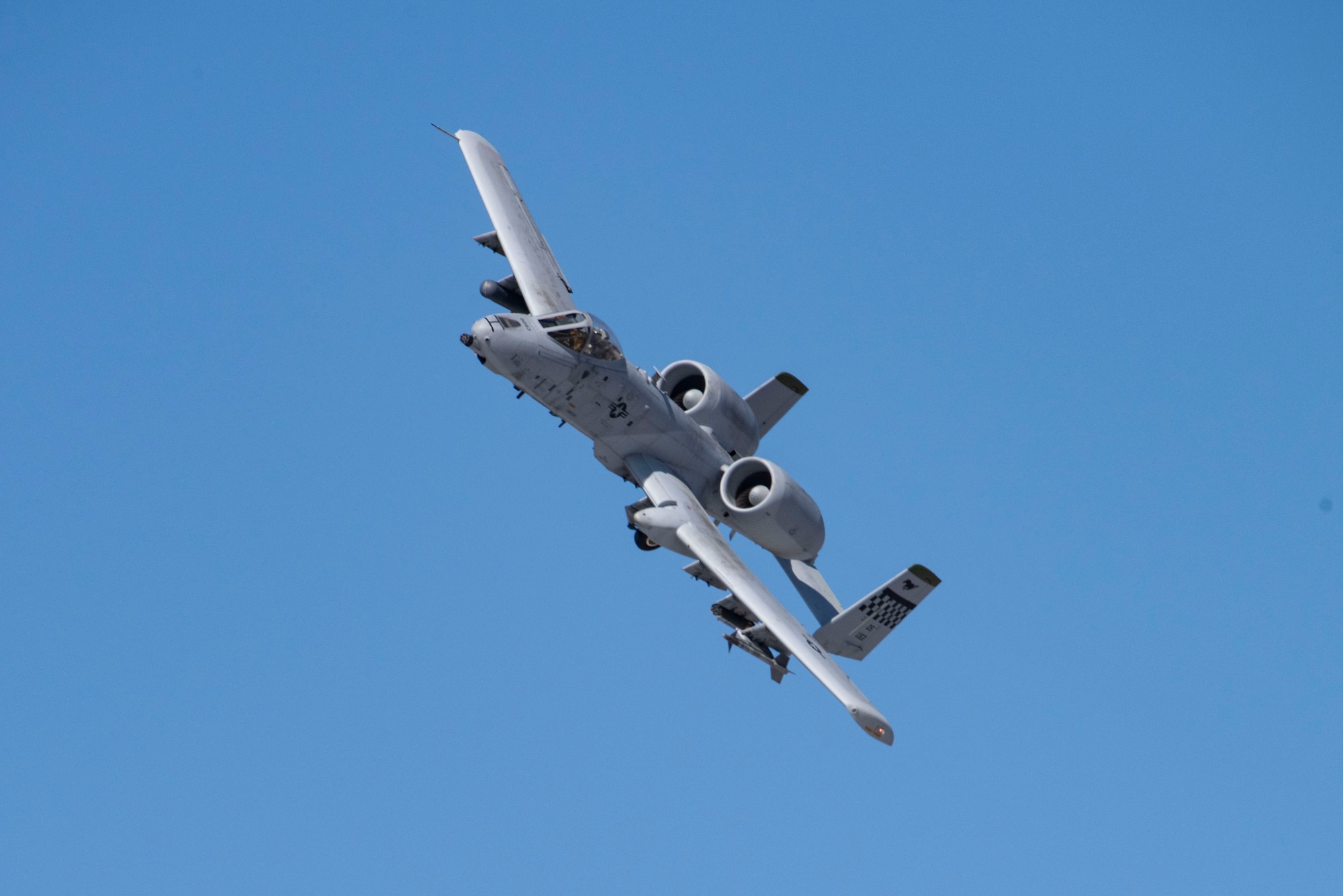 A U.S. Air Force A-10 Thunderbolt II assigned to the 25th Fighter Squadron exercises close air support during a joint exercise in Hongcheon