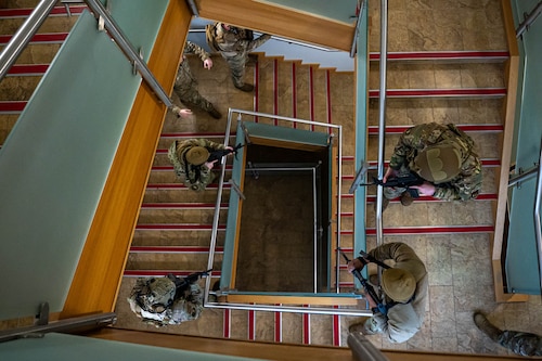48th SFS airmen training