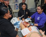 Trauma drill at Naval Medical Center Camp Lejeune