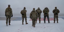 Minot Air Force Base leaders stand on the flight line to greet U.S. Air Force Gen. Jim Slife, Air Force vice chief of staff (VCSAF), for a tour of the base
and operations at Minot Air Force Base, North Dakota, Feb. 15, 2025. As the VCSAF, Slife guides the air staff and serves as a member of the Joint
Requirements Oversight Council. He assists the Air Force chief of staff with
organizing, training and equipping 689,000 active-duty, Guard, Reserve and civilian forces serving in the United States and overseas. (U.S. Air
Force photo by Airman 1st Class Wesley Davies)