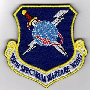 350th Spectrum Warfare Wing Patch