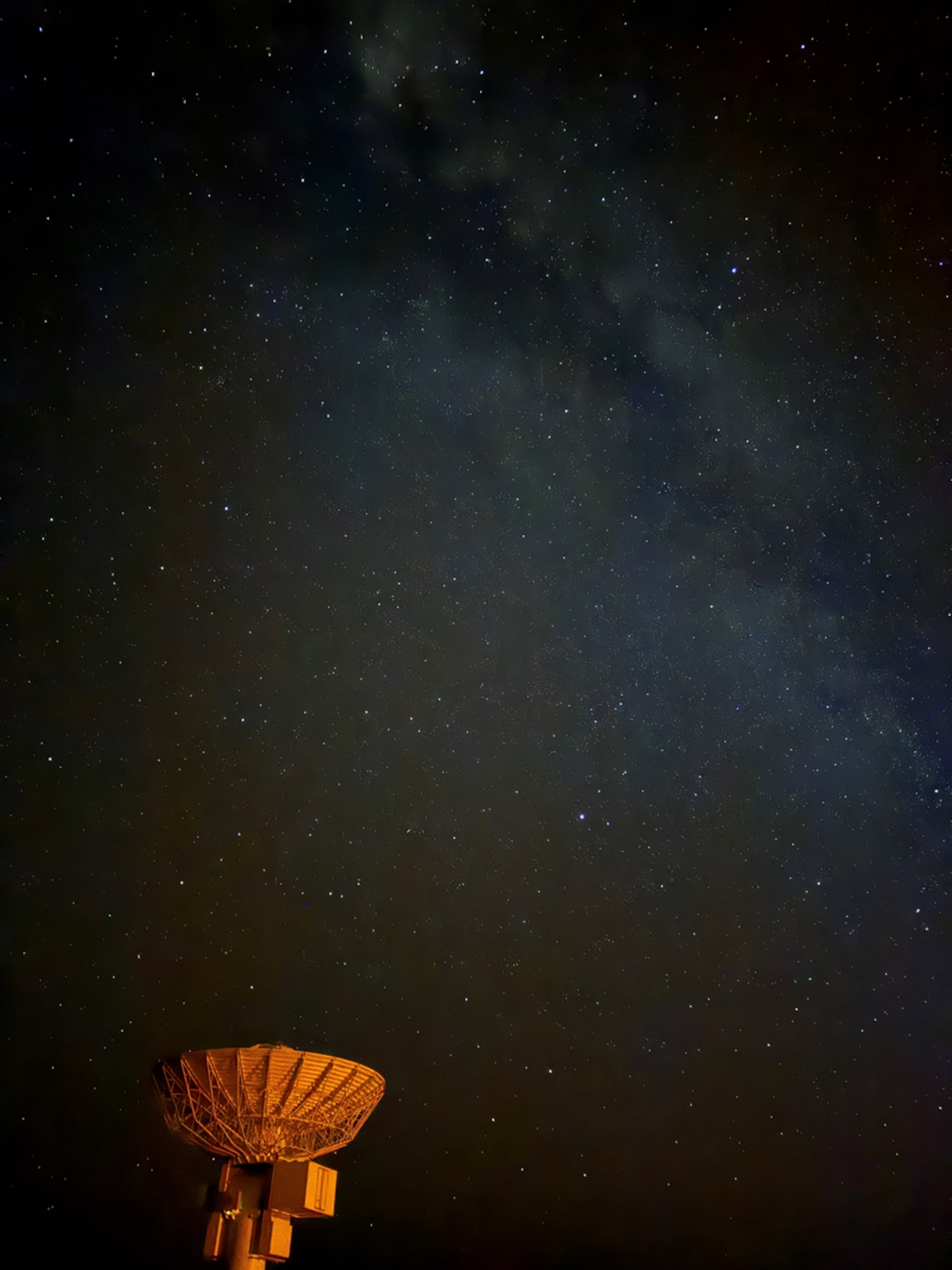 A Transmit Antenna at Site 1 is shown at night. The speed at which the DARC construction and commissioning has occurred could only have been achieved through an open and collaborative relationship between the three nations and Australian industry.  Photo Credit: Doug Humphries, BAE Systems