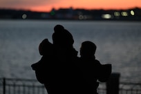 candlelight vigil at waterfront