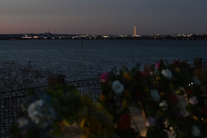 candlelight vigil at waterfront
