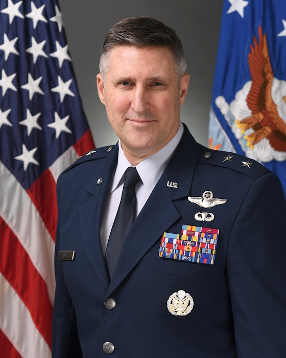 The official portrait of Maj. Gen. Mark Pye