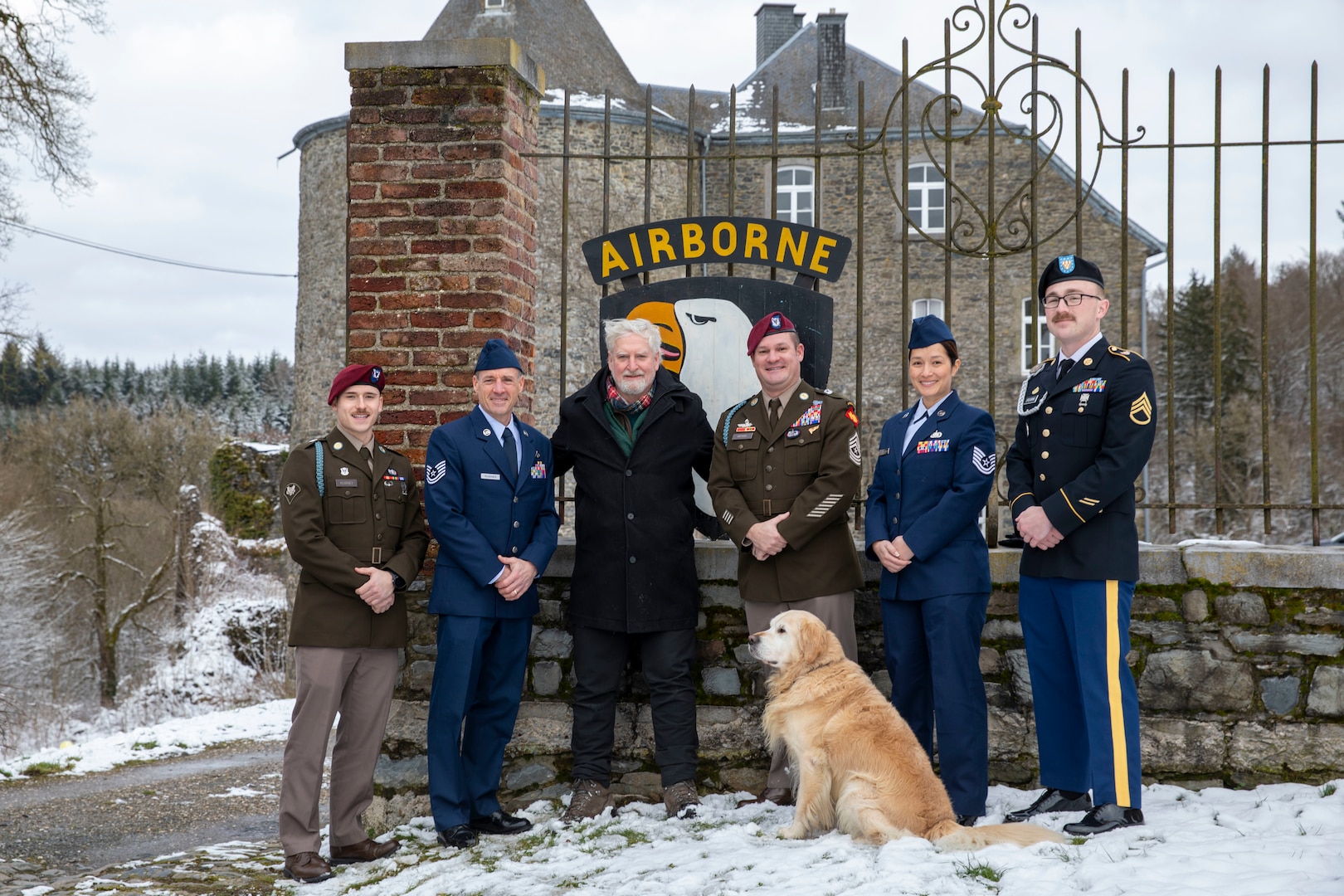 Five members of the Nebraska National Guard traveled to Bastogne, Belgium, Jan. 9-14, 2025, to commemorate the 80th anniversary of the liberation of the city by Soldiers of the Nebraska National Guard’s 134th Infantry Regiment under the 35th Infantry Division during World War II.