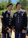 Twin brothers Jacob and Jacoi Frett pose together in Army Dress Uniforms