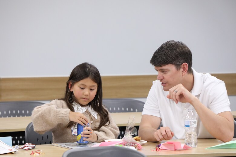 USACE FED employee with child