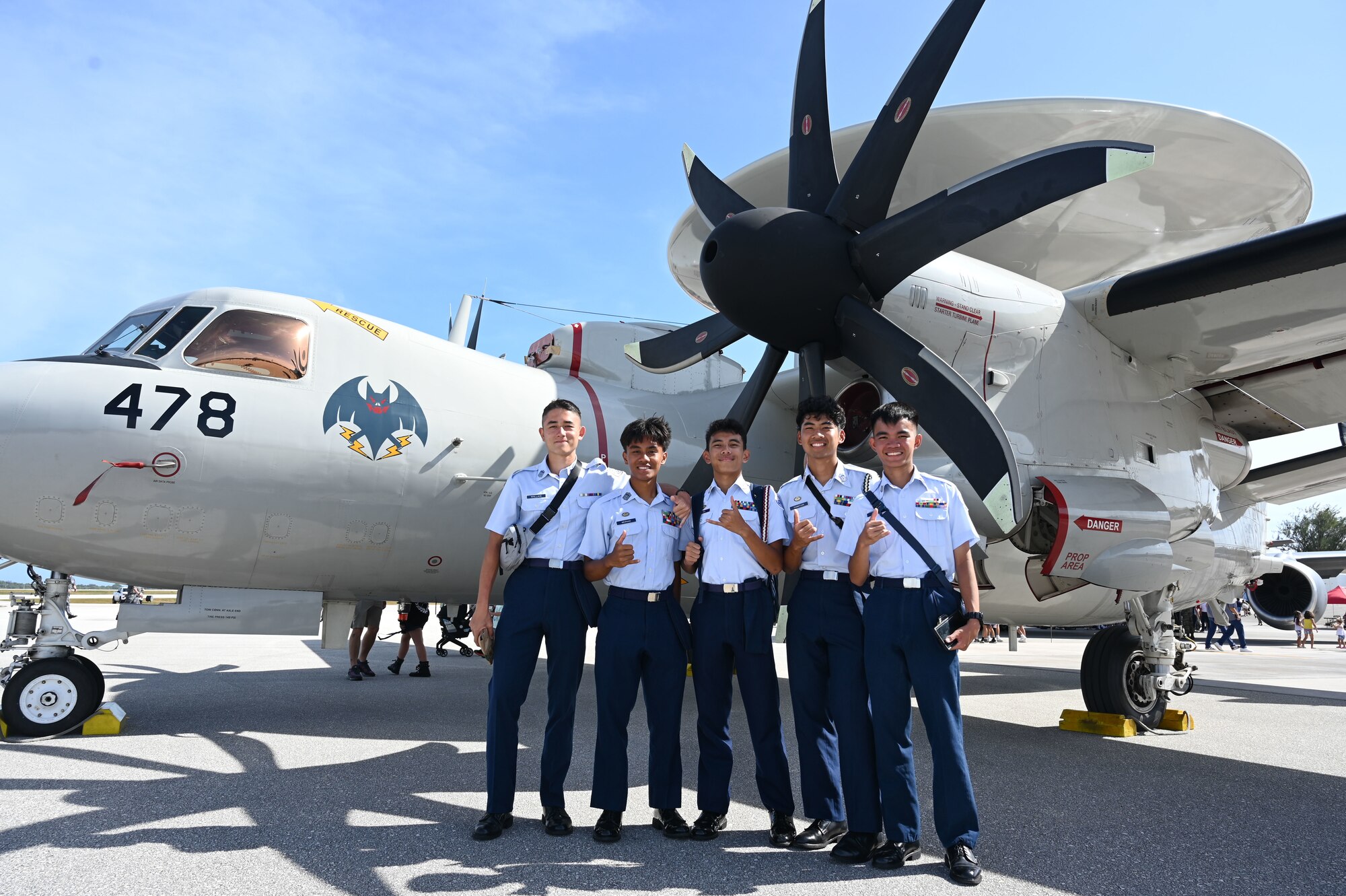 Pet the jet event at Andersen Air Force Base, Guam, Feb. 21, 2025. Cope North is an annual exercise that serves as a keystone event to promote interoperability and security throughout the Indo-Pacific.