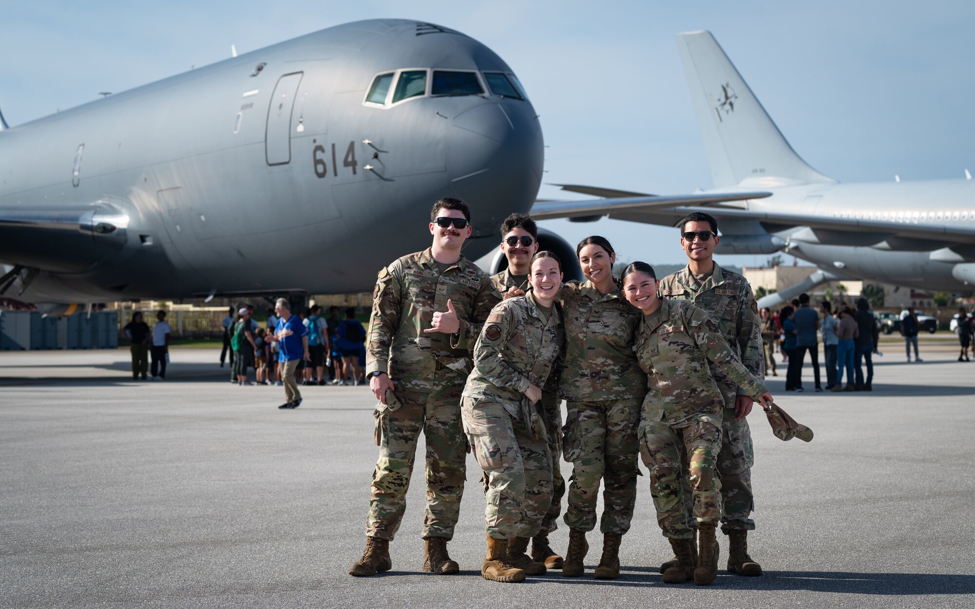 Pet the jet event at Andersen Air Force Base, Guam, Feb. 21, 2025. Cope North is an annual exercise that serves as a keystone event to promote interoperability and security throughout the Indo-Pacific.