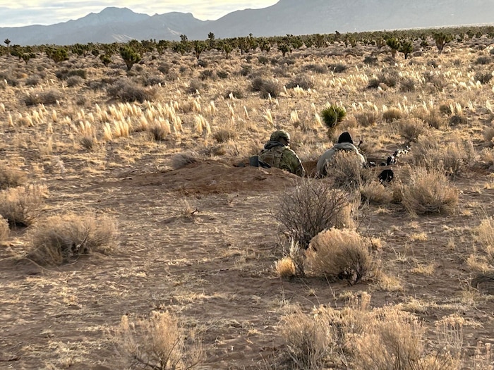 defenders in a defensive fighting position