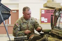 All-Hazards Response Teams conduct preventative maintenance checks and services on their vehicles to stay ready for on-call missions during Winter Storm Kingston in Greensboro, North Carolina., Feb. 19, 2025. The North Carolina National Guard supports North Carolina Emergency Management in responding to and mitigating the effects of severe winter weather in North Carolina.