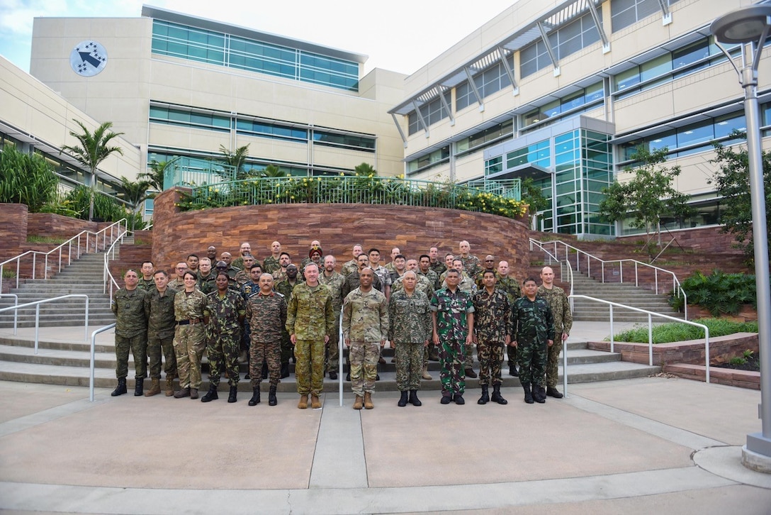 Fort Shafter, Hawaii-International Fellows visit to the U.S. Army Pacific Headquarters on Fort Shafter, Hawaii, Feb. 19, 2025.