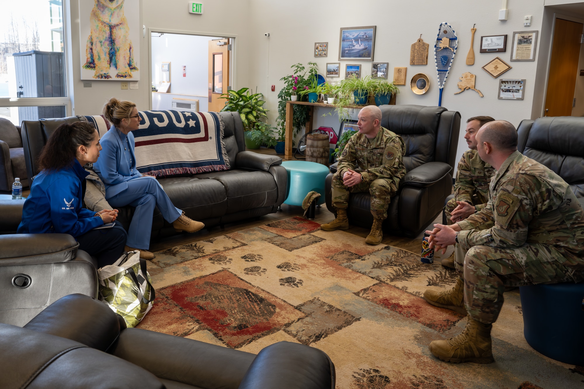 ACC Command Team and Spouses visit JBER