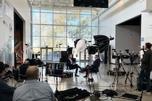 Supervisory Special Agent Ryan Norris, assigned to NCIS Office of Special Projects (OSP), interviews with national news to discuss NCIS’ investigation into Mr. Zhao’s transmission of sensitive U.S. military information to an intelligence officer from the People’s Republic of China at Port Hueneme, Calif.