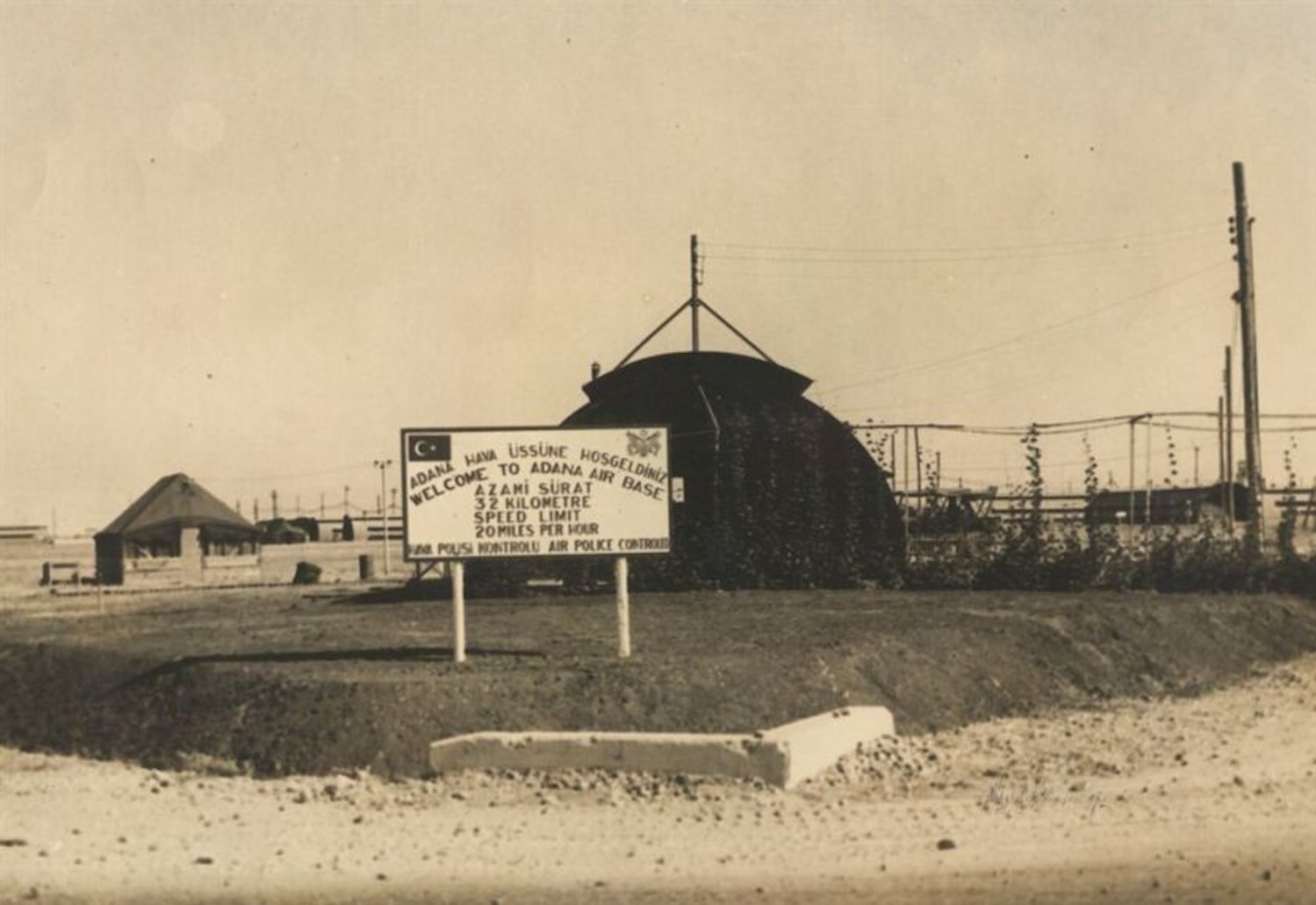 Adana Airbase in 1955. (Courtesy photo)
