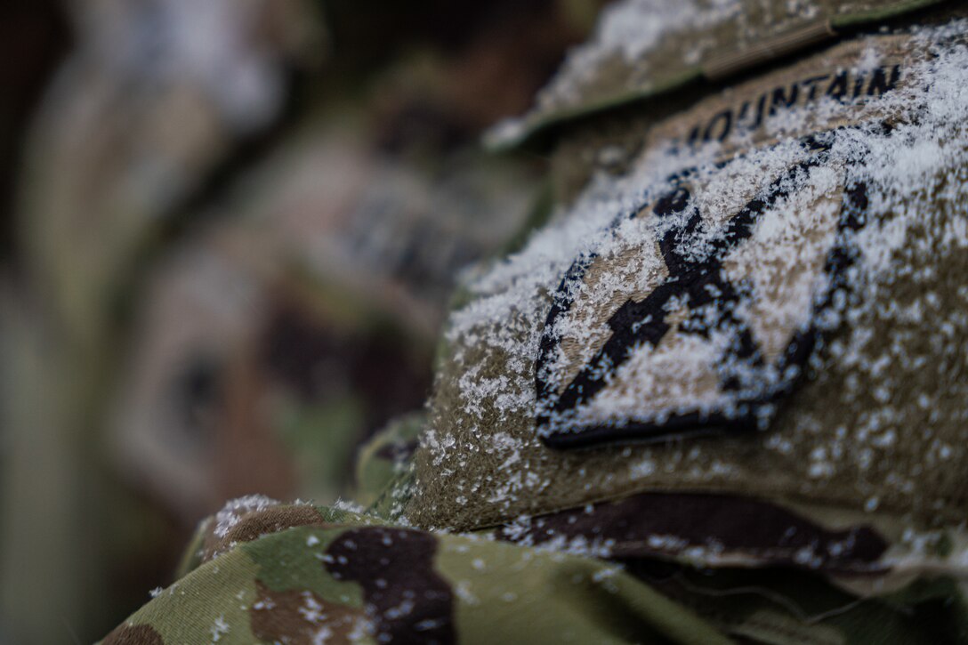 Patch is covered in snow before snow