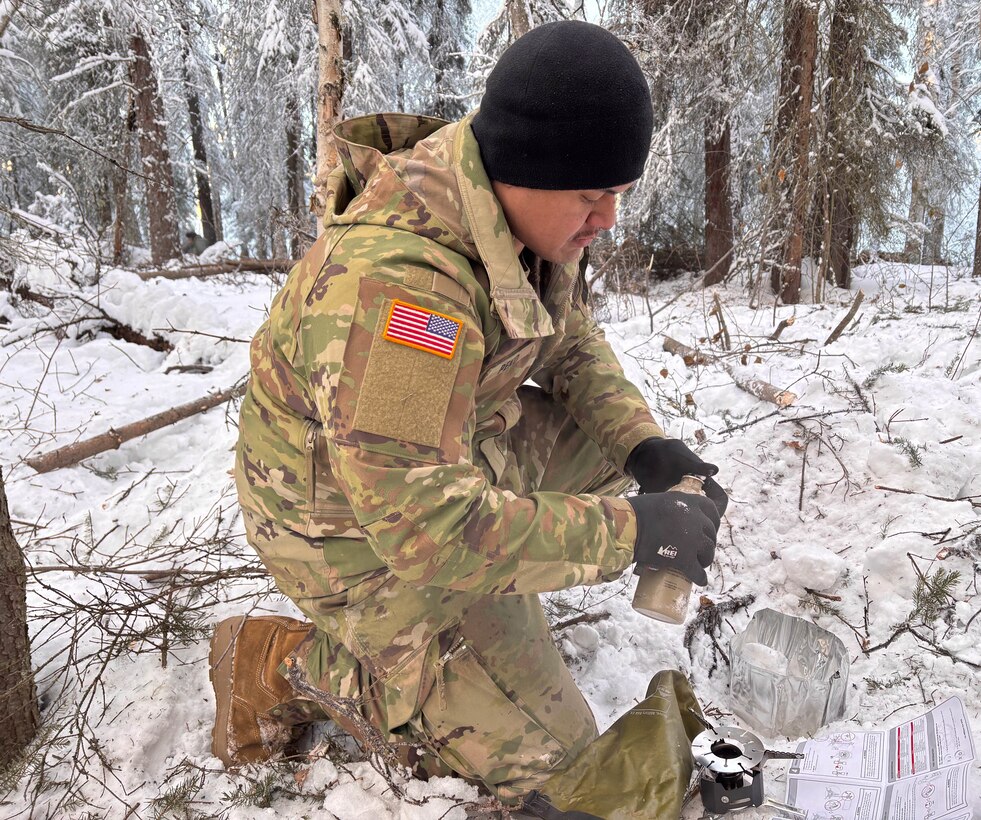 Preparing a pocket rocket stove