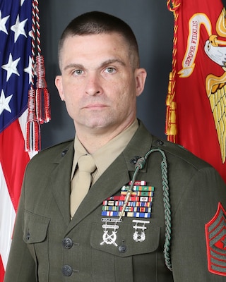 Portrait of Sergeant Major Jonathan A. Carranza