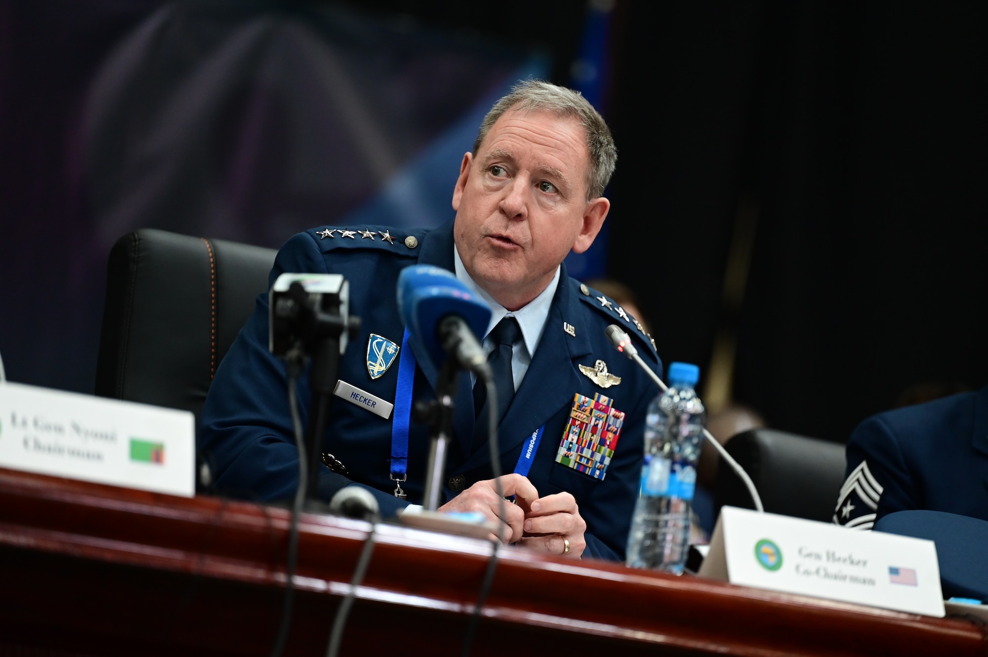 General Hecker speaks at AACS 2025