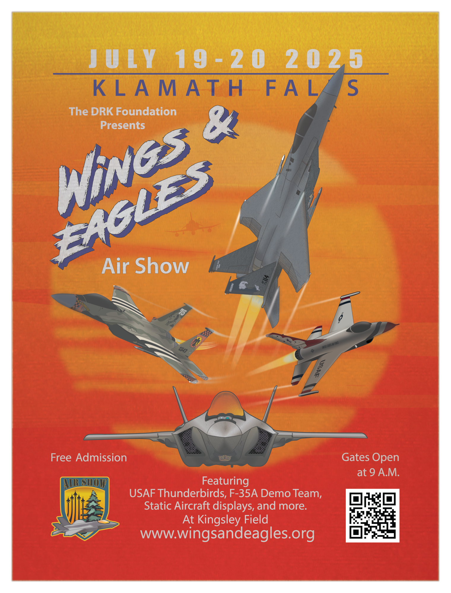 Poster with jets