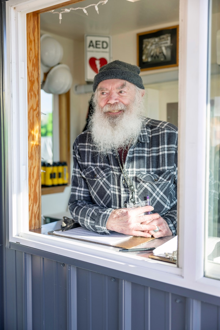 Allen Botsford, 82, ship safety technician, Code 350.10, Ship Safety Watch Group, started working as welder helper at Puget Sound Naval Shipyard & Intermediate Maintenance Facility in Bremerton, Washington in 1966. (U.S. Navy photo by Wendy Hallmark)