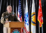 Command Sgt. Maj. James Brian Kendrick officially assumed the role of 14th command sergeant major of the Army National Guard at a ceremony at the Herbert R. Temple Center Feb. 18, 2025. Kendrick, whose Army career spans over 35 years, succeeded Command Sgt. Maj. John T. Raines, the seventh senior enlisted advisor to the National Guard Bureau chief, in November.