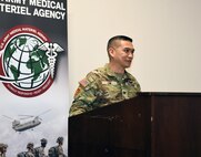 Col. Joselito “Joe” Lim, commander of the U.S. Army Medical Materiel Agency, presided over a USAMMA Headquarters and Headquarters Detachment change of command ceremony Feb. 21 at Fort Detrick, Maryland.