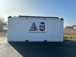 California Army National Guard's containerized medical clinic.