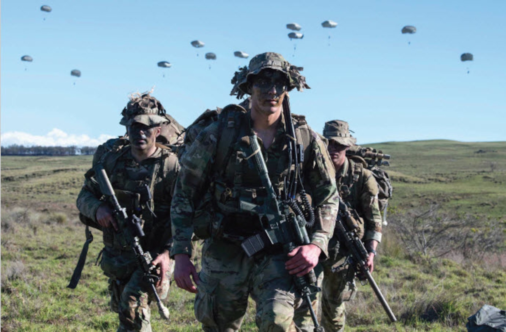 Soldiers from 3rd Battalion, 509th Parachute Infantry Regiment,