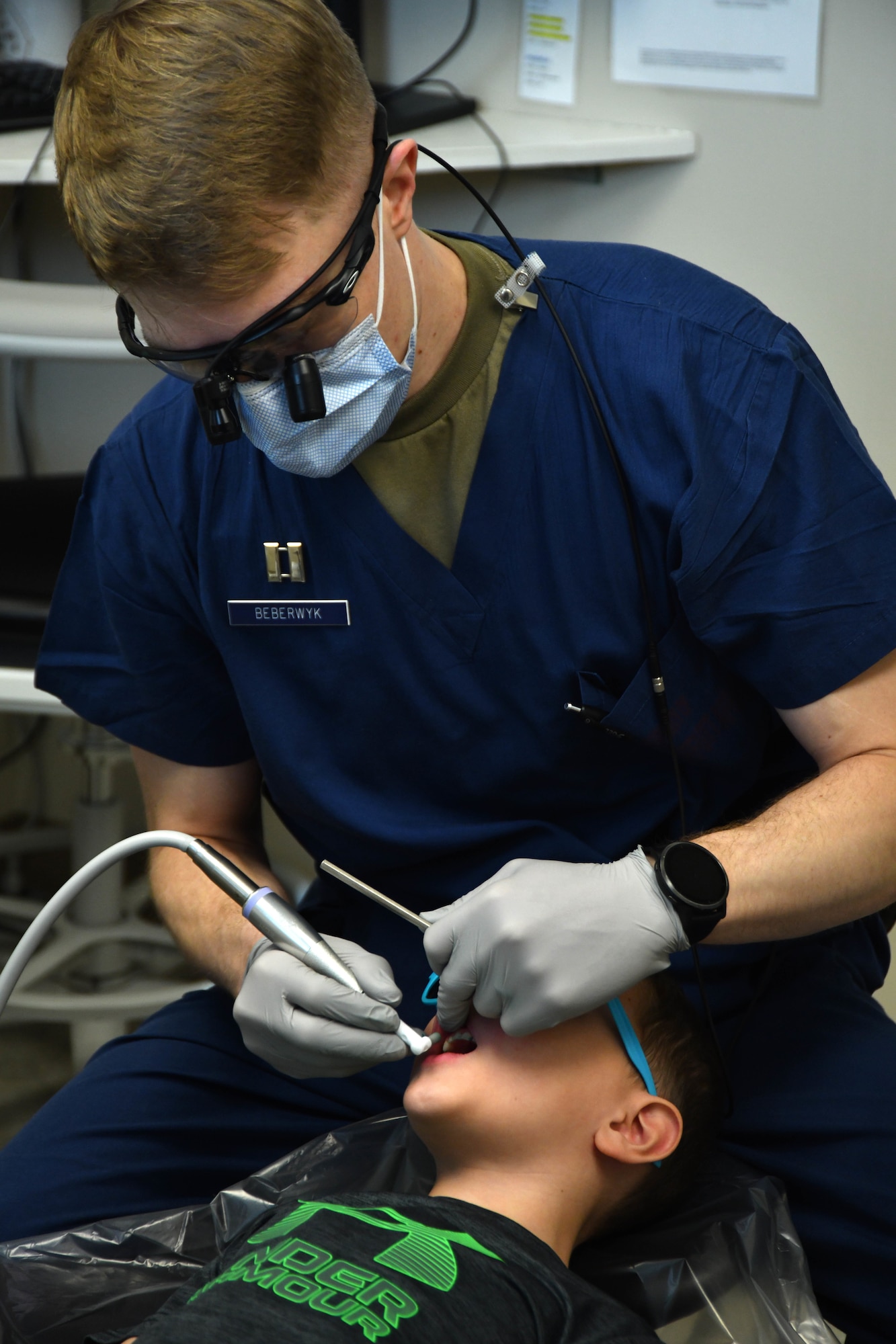 dentist and child