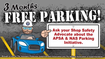 APSA & NAS parking initiative graphic
(U.S. Navy graphic by Eugene Hernandez)