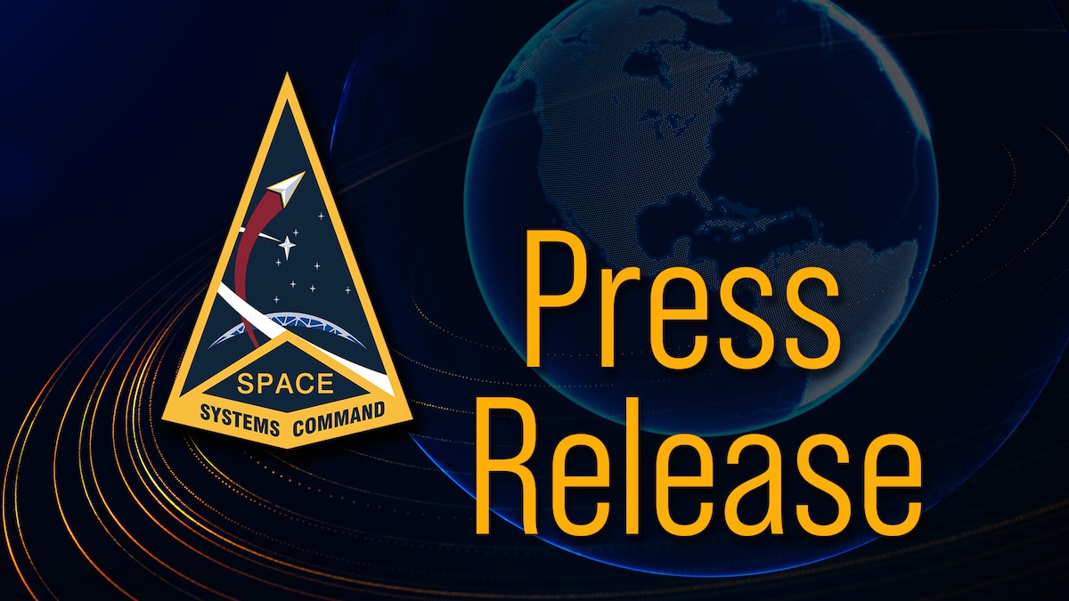 This is a Press Release from Space Systems Command.