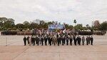 More than 200 service members from U.S., Thailand, Japan, Singapore, South Korea, Indonesia, and Malaysia gathered on the parade grounds at Camp Suranaree, Thailand, Feb. 25, 2025 to usher in the start of Cobra Gold 2025.