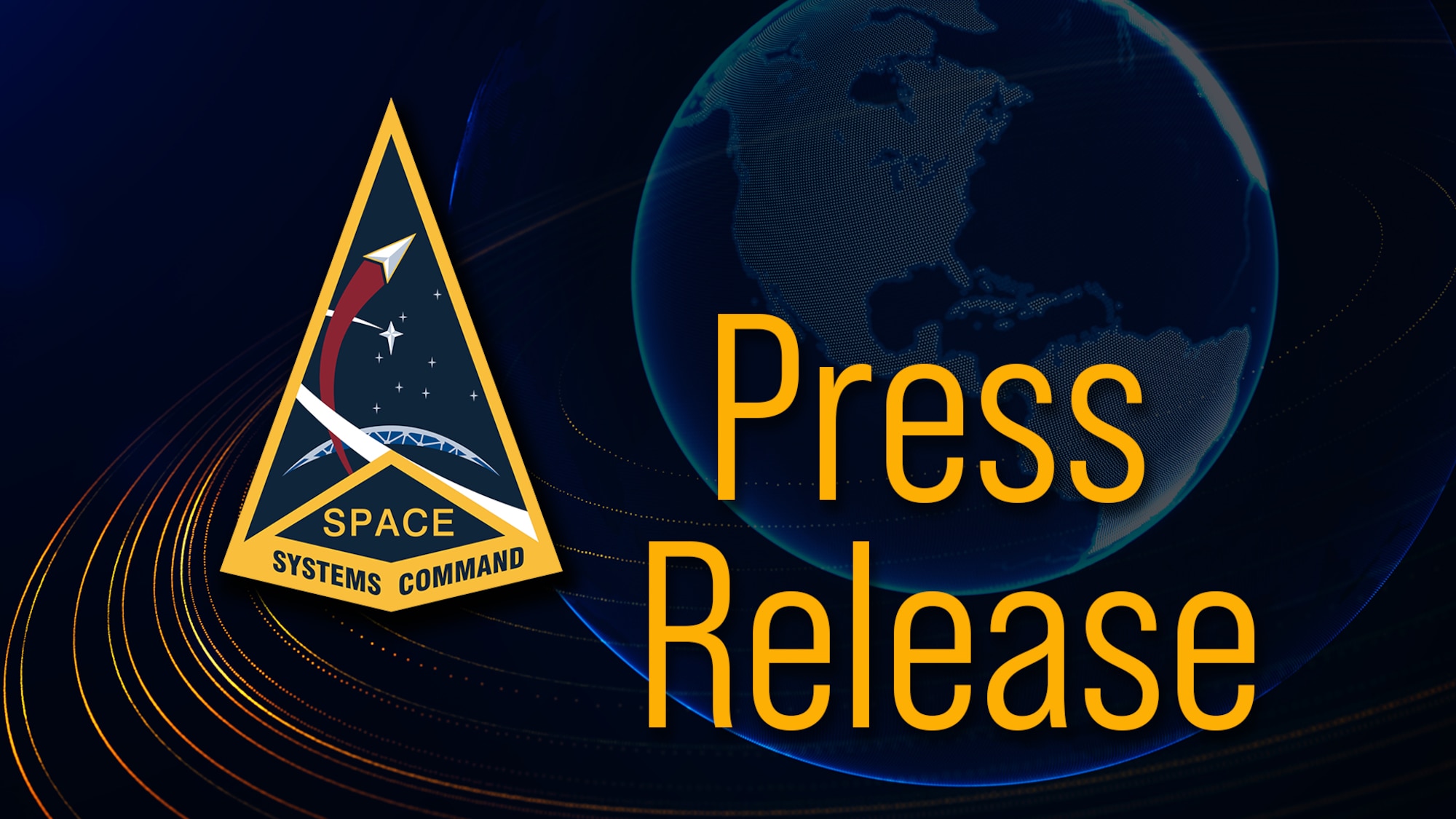 This is a Press Release from Space Systems Command.