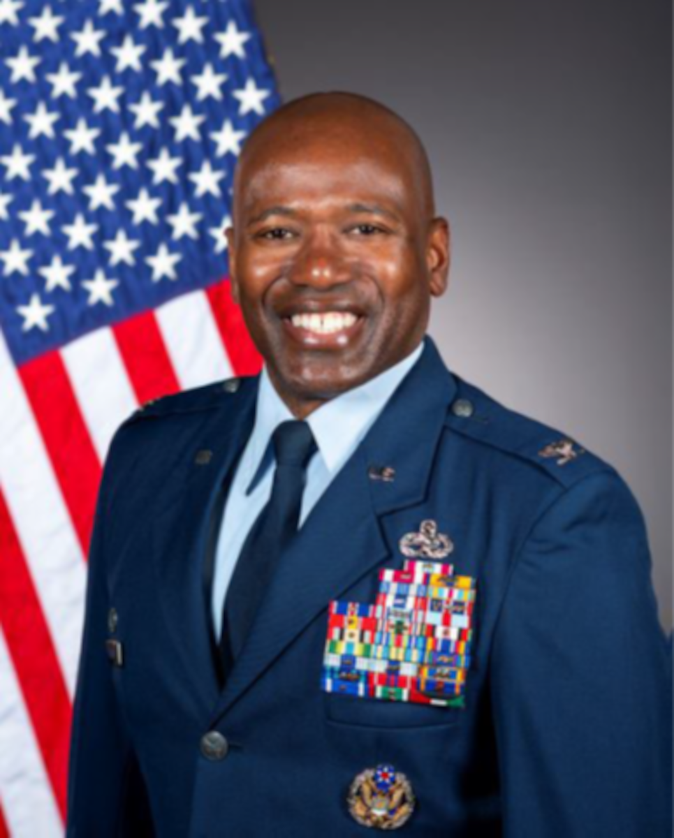 Col. Ahave E. Brown, Jr. is Commander of the 412th Maintenance Group of the 412th Test Wing at Edwards Air Force Base.