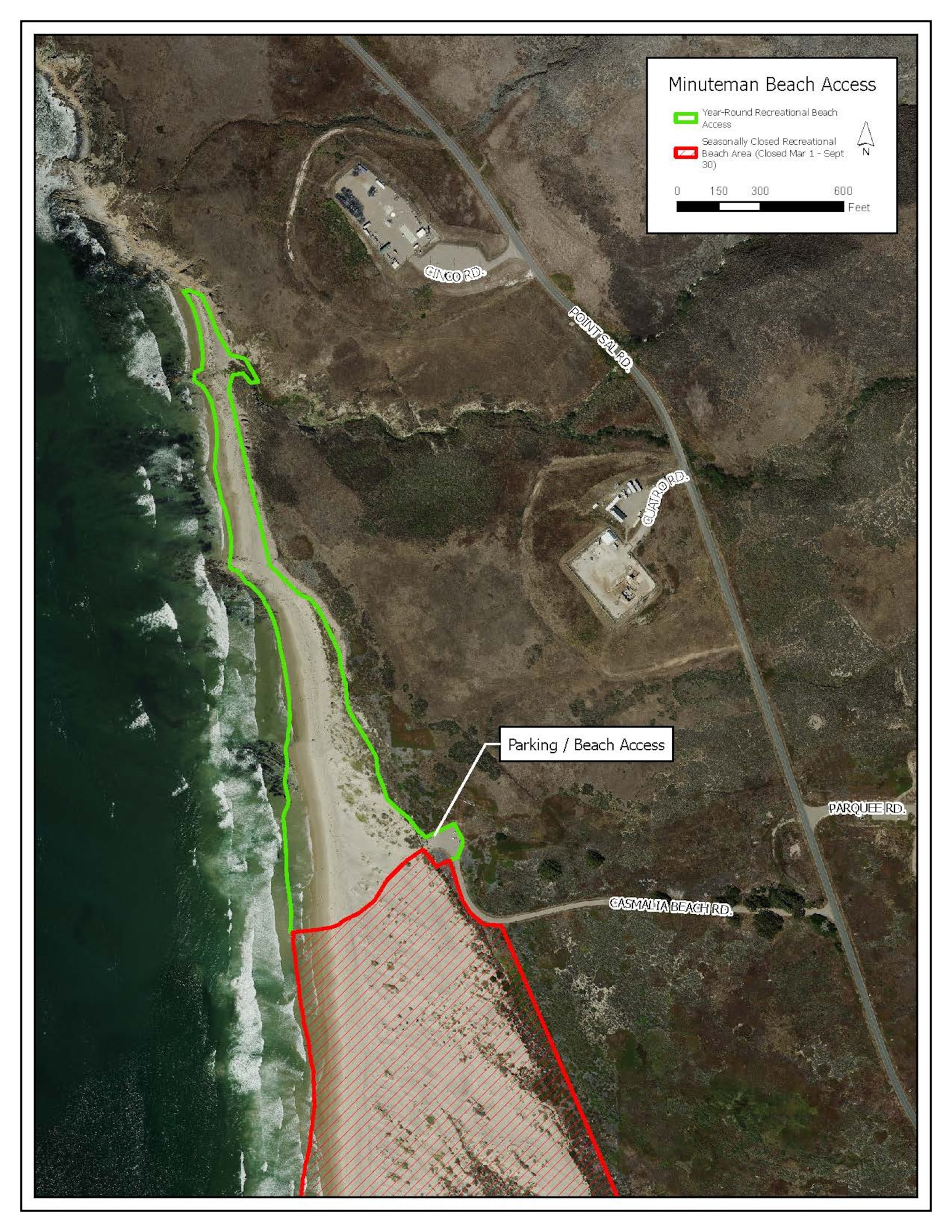 Seasonal restrictions for Minuteman Beach