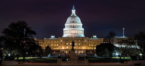 US Capitol at Night