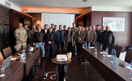 Virginia National Guard Soldiers and Airmen conducted an exchange with the Republic of Tajikistan, focusing on noncommissioned officer and junior officer development Feb. 17-21, 2025, in Dushanbe, Tajikistan. The exchange supported the Department of Defense National Guard Bureau State Partnership program, in which Virginia and Tajikistan have been partners since 2003.